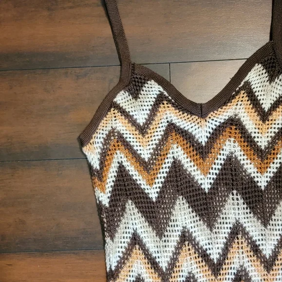 Almost Famous Crochet Midi Dress - Picture 5 of 6